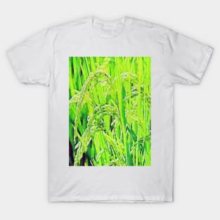 close-up green rice grain T-Shirt